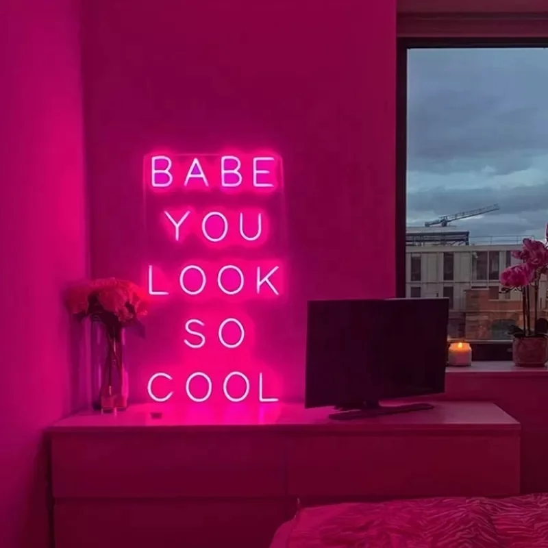 Ready to ship free design no moq flexible custom made neon sign decoration lighting high quality