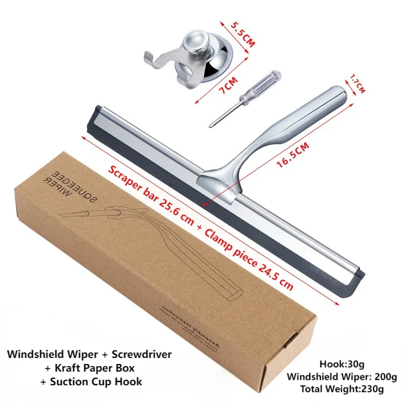 squeegee for shower glass
