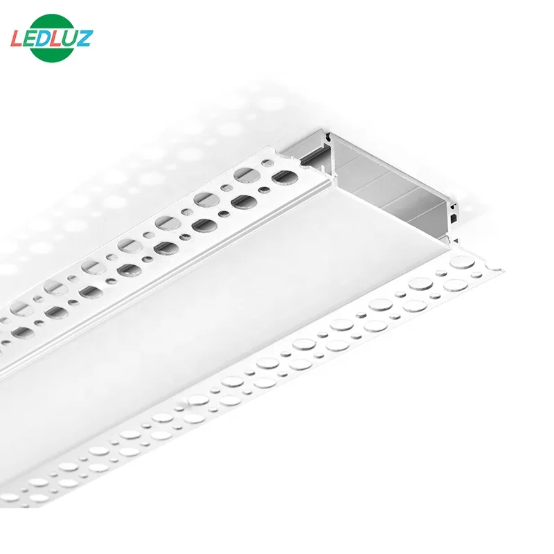 
ALP083-R 16mm Trimless Recessed T Shape Drywall LED Profile for Multi Rows LED Strips 