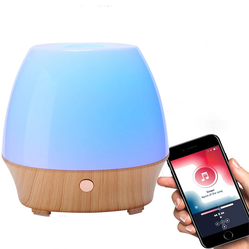 
2021 New Home Appliances Essential Oil Humidifiers Essential Cool Mist Air Humidifier With Music Speaker 