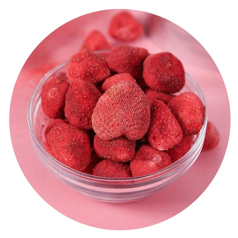 Healthy Hala Snacks Freeze Dried Strawberries Dried Fruits for Decoration Bulk Dry Fruit from Manufacturer Chinese