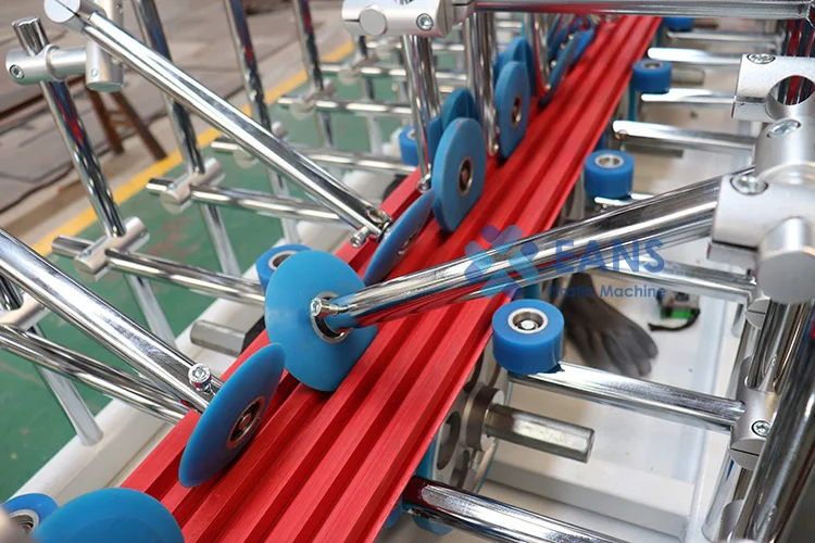 PVC WPC Fluted Louvers Wall Panel Lamination Wrapping Machine