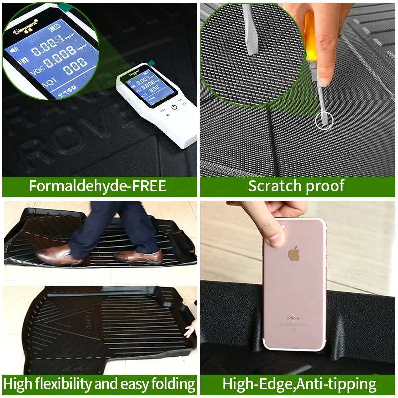 Environmental Material Cheap Anti-aging Properties Car Trunk Mat Use for Mazda 6