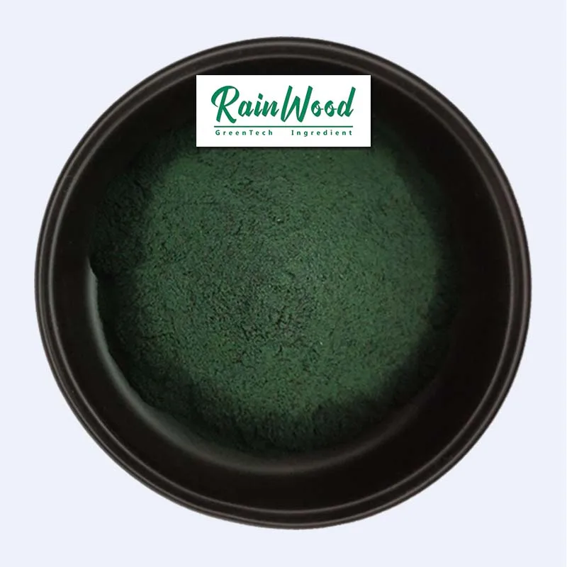 RAINWOOD supply pure spirulina powder green spirulina platensis powder with cheap price