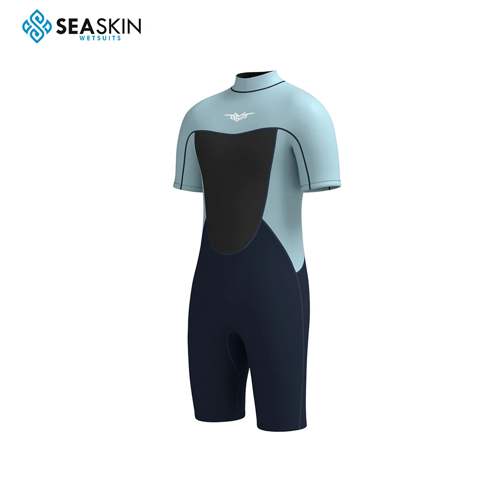 Seaskin Customized High Quality 3mm 5mm Man Neoprene Fabric shorty Diving Suit Wet Suit Wetsuit