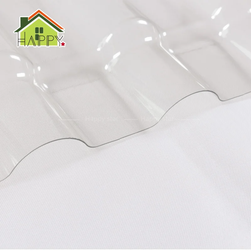 Fiberglass spanish roof tile transparent corrugated  plastic carport roofing material flat roof tiles