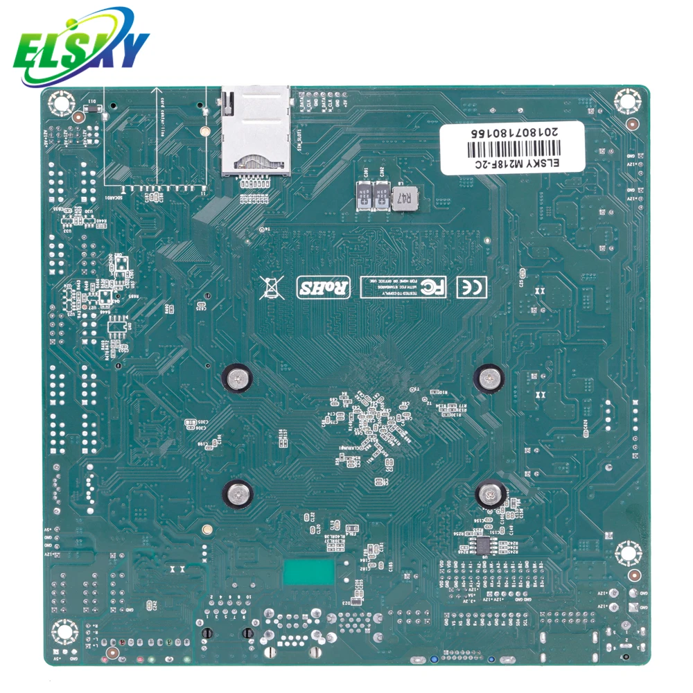 ELSKY Mini-ITX mini pc board with CPU Option RS232/422/485 VGA HD_MI LVDS M229F