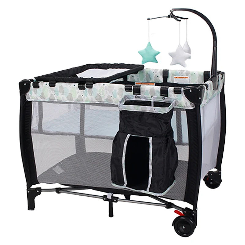 Baby Cot Bed Crib Removable Baby Bassinet with Diaper Table Multifunctional Set Bed for Bedroom and Beds Newborn Baby