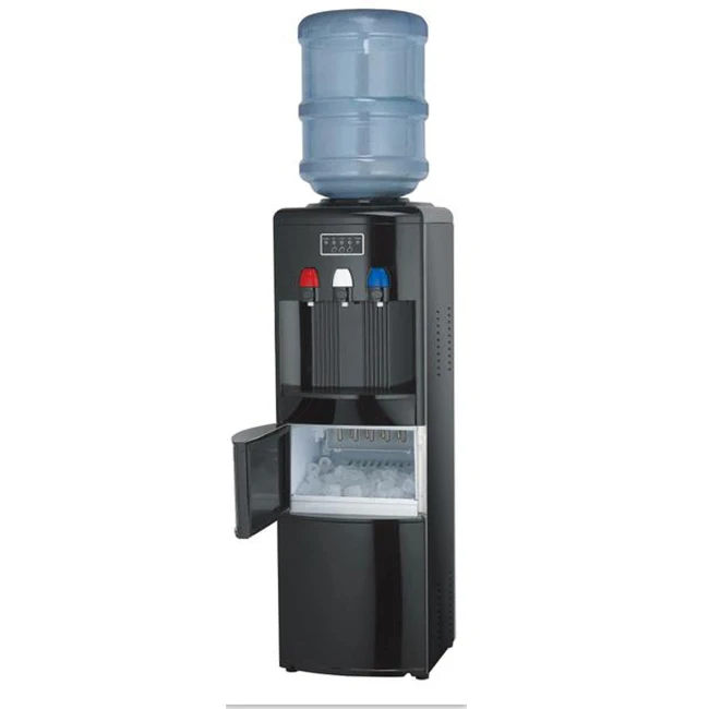Hot Sales Freestanding Cold Hot Water Dispenser Water Fountain With Compressor Cooling Ice Maker 3 In 1 Machine Manufacturer