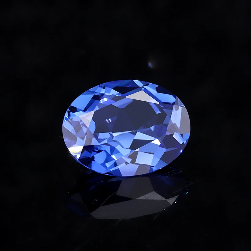 Starsgem Королевский синий 7*9 мм овальной формы