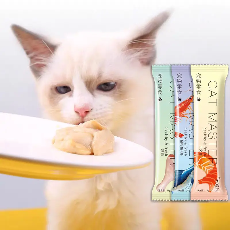 Liquid cat food cream/cat liquid snacks/ cat lick treat paste pet snacks for cat