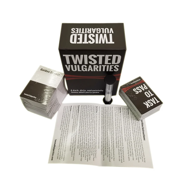 Dirty Adult Party playing Game card with timer