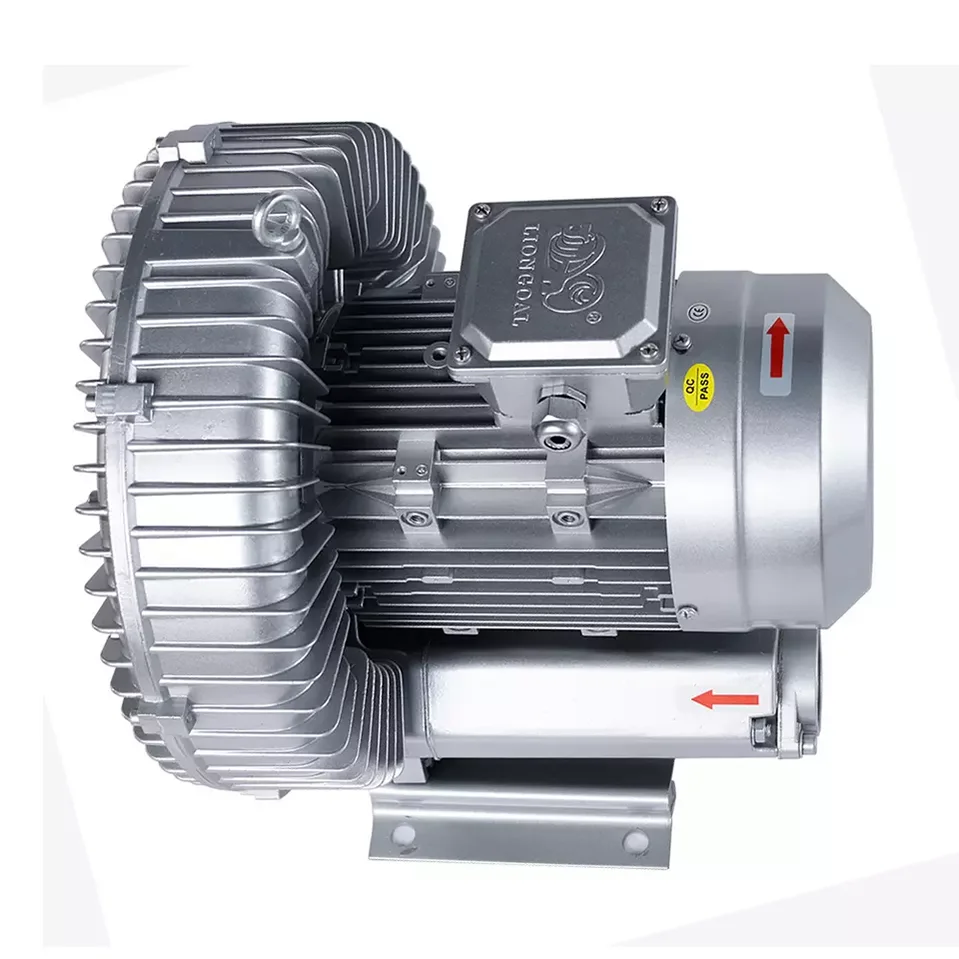 Горячая Распродажа! 2LG710-7AH37 4 кВт/4,6 кВт воздуходувка для рыбной ловли, маленький кольцевой воздуходув высокого давления для пруда