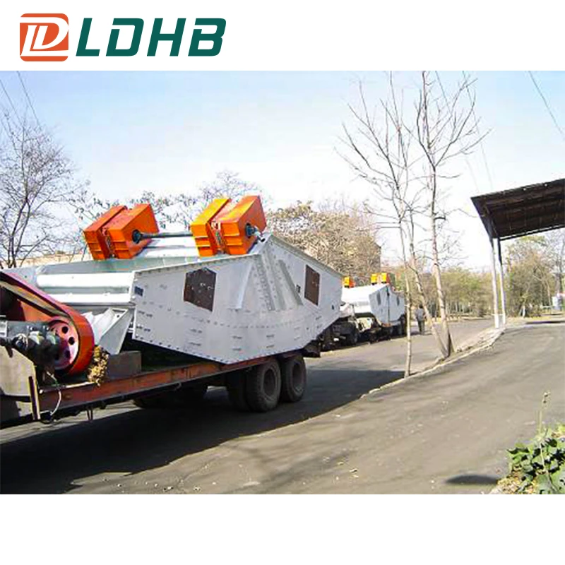 Factory price mining vibrating double deck banana screen