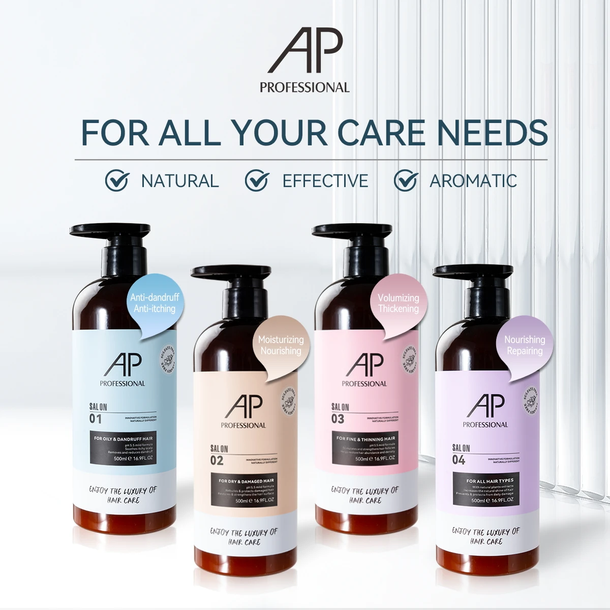 OEM Cosmetics Hair Care Products Anti Hair Loss Volumizing Hair Thickening Shampoo