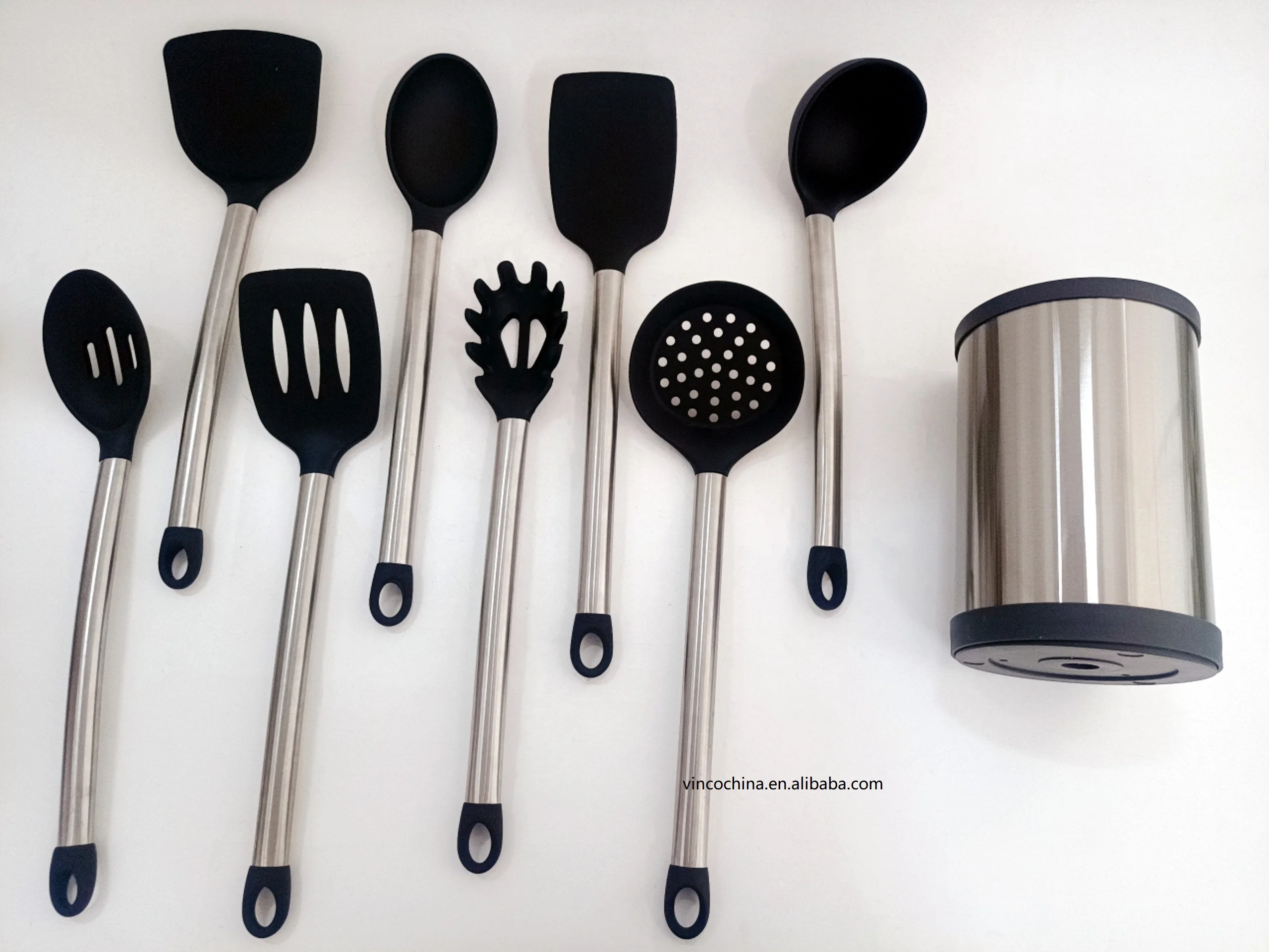 Factory Wholesale High Quality Stainless Steel Tableware Storage Rack Kitchen Utensil Storage Holder