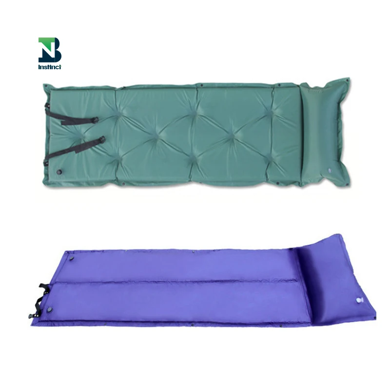 Adult Inflatable Sleeping Mat Air Bed Self Inflating Camping Mattress Single Size Outdoor