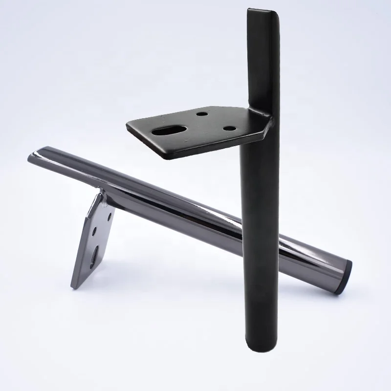 High Quality Living Room Modern Metal Sofa Feet Furniture Legs Accessories Half H-shaped Sofa Legs Metal Leg