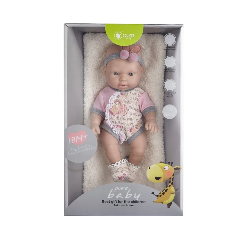 10 дюймов REBORN BABY Куклы новорожденных BABY DOLL для лучший подарок