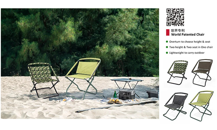 Deluxe Padded Outdoor Folding Camping Chair For Picnic,Fishing,Camping