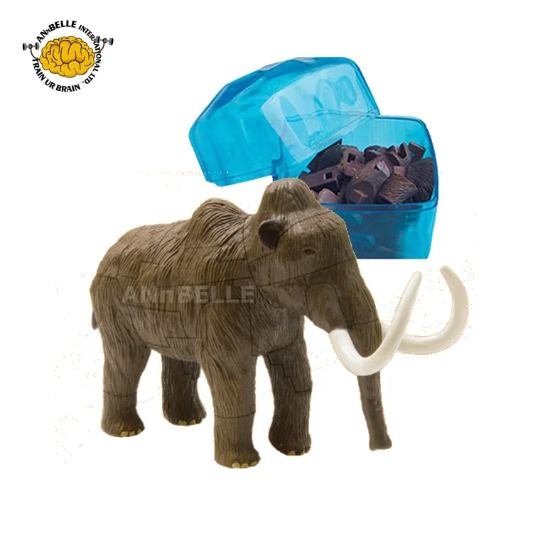 3D Животные пазл динозавр возраст животные IceAge животные шерстяной Мамонт смайлик