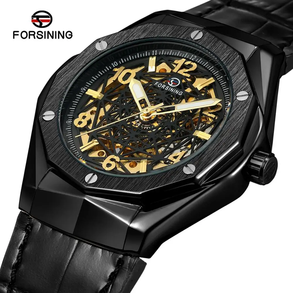 FORSINING wholesale watches elegance watch automatic men skeleton watch chinese reloj de hombre