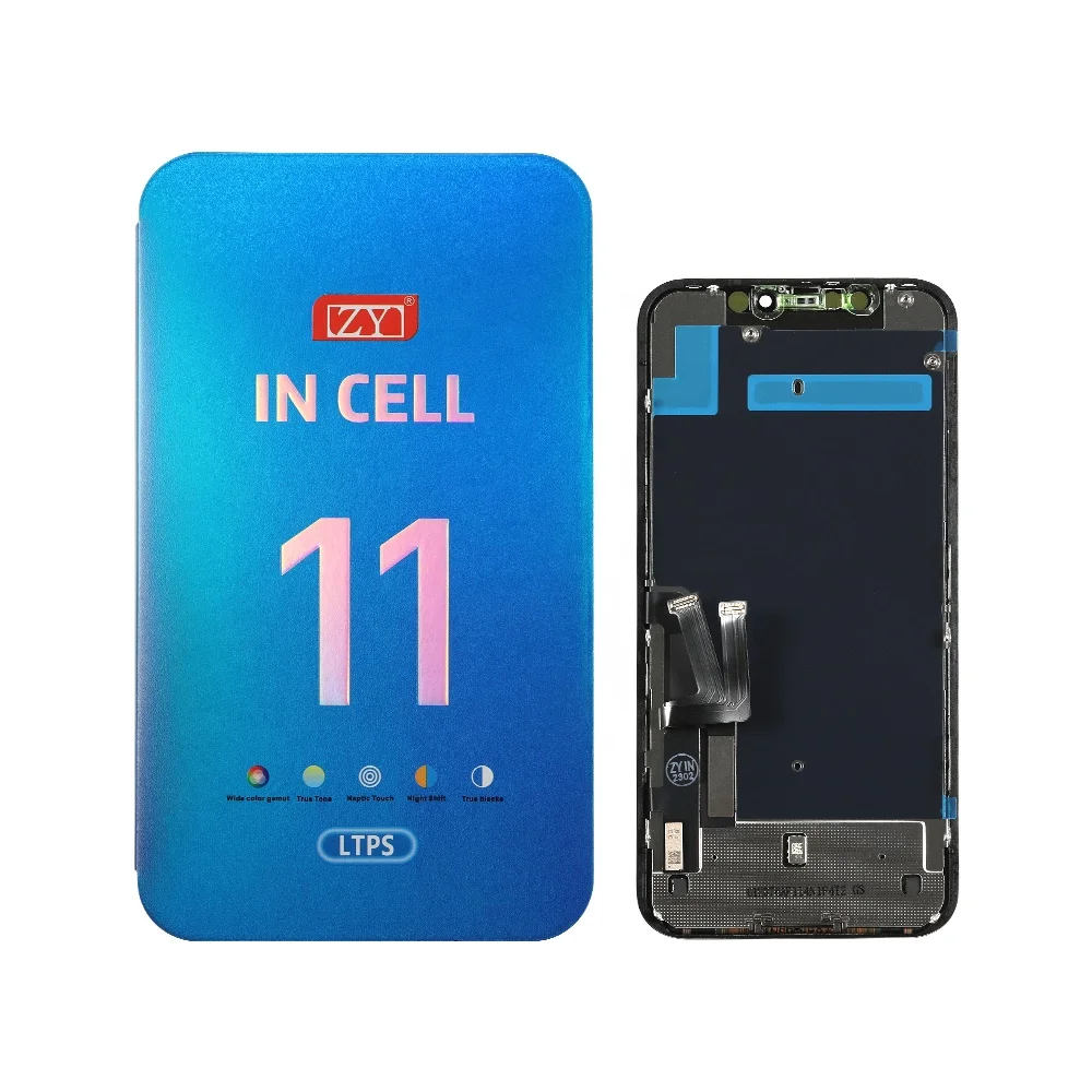 elekworld wholesale price zy incell LCD displays for iPhone x xr 11 12 Pro digitizer replacement screen for iPhone parts