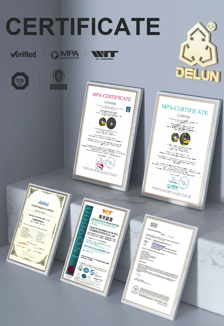 DELUN 7 Inch 180 mm High Performance Cutting Stone Diamond Band Saw Blade Factory Supplied China Hot Press Industrial