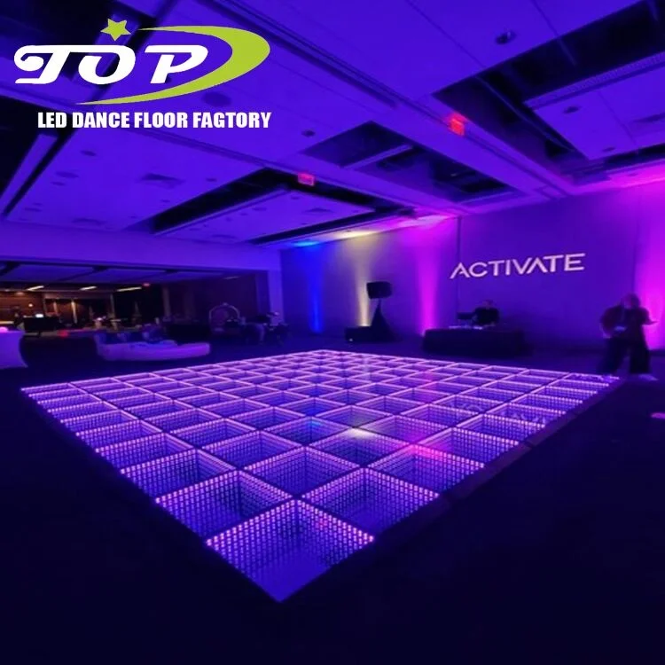 colorful lamp 3d led infinity mirror dance floor