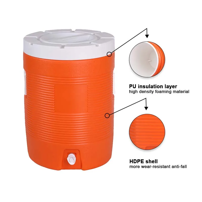 Factory Manufacture PU insulated 10 Gallon wine use water cooler jug
