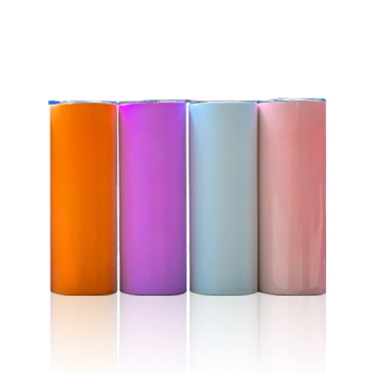 USA warehouse 20oz stainless steel double wall blanks wine Mug changing uv color change sublimation tumbler