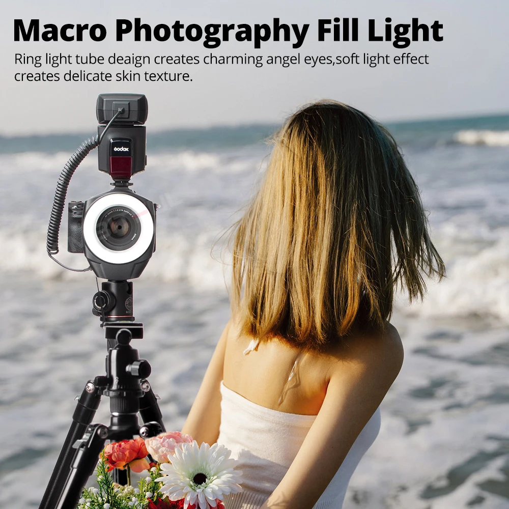 Godox ML-150 ML150 camera light ring Macro Ring Speedlite Flash Light For Canon Nikon Pentax Sony Olympus DSLR Camera