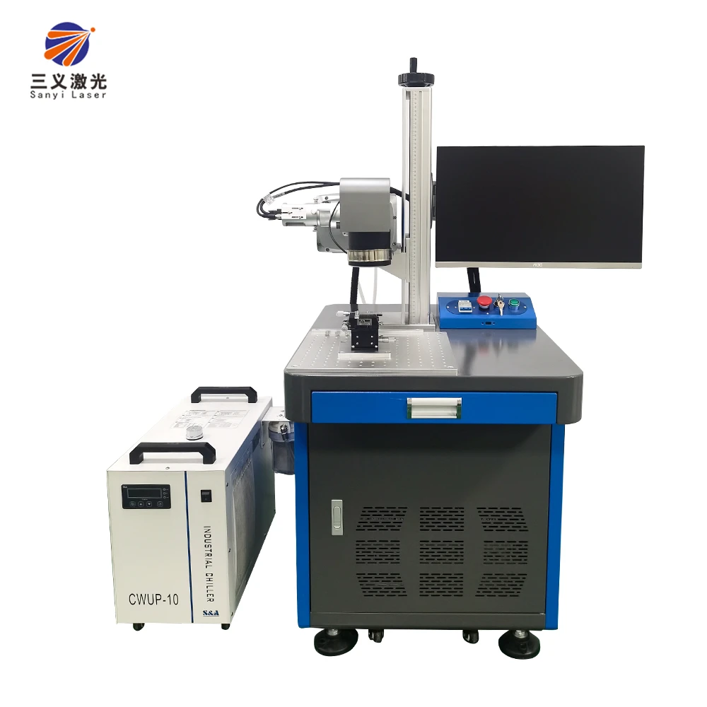 Ensure Stable Performance Sannylaser 1.6Kw 150Kg Diamond Intelligent Uv Laser Wire Marking Machine