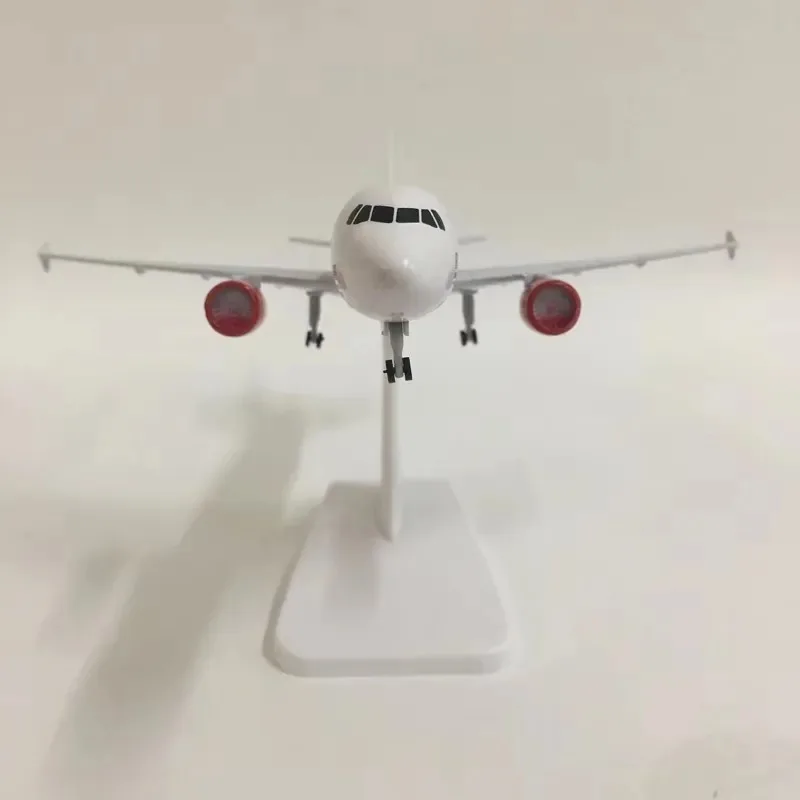 Модель самолета 1/200 масштаба 18 см Air Asia Airbus A320 из литого сплава с шасси