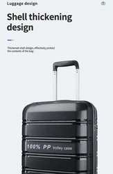 Hard Plastic Multi-Functional Suitcase Set Travelling Bag Boarding Luggage Trolley Suitcase Luggage