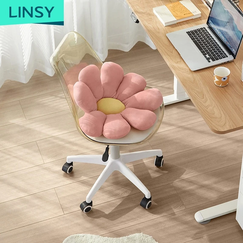 Linsy Manufacture Luxury Leather Chair Modern Swivel Ergonomic Comfortable Office Chair