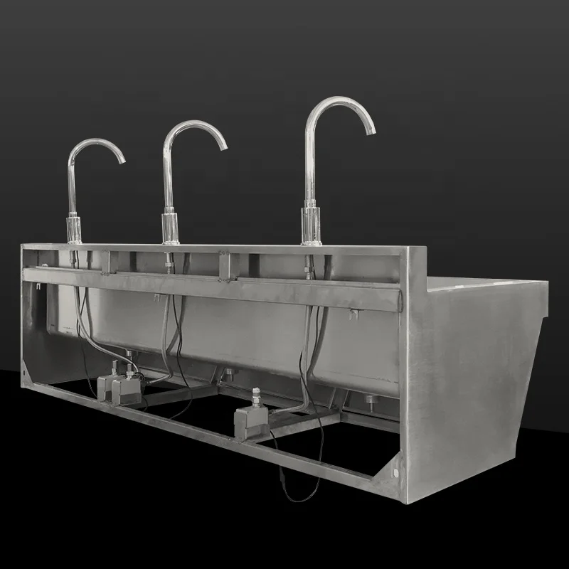 Factory wholesale medical surgical stainless steel operating theatre scrub sink stations wash basin for hospital