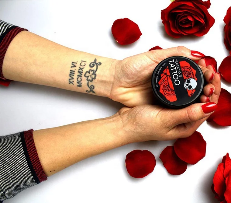 Частная этикетка усиления цвета отбеливатель и увлажняющий натуральный татуировки для душа и ванной, последующий уход крем-татуировки лосьон для