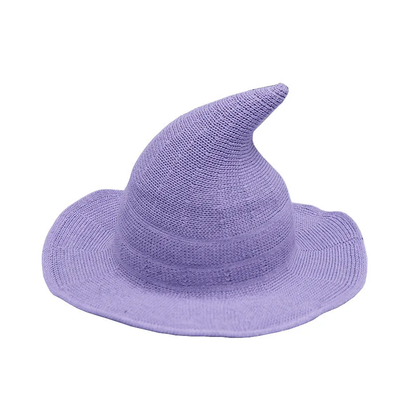 High quality Fashion Modern custom hats for Halloween women festival decoration party cosplay knitted hat Adult Hats