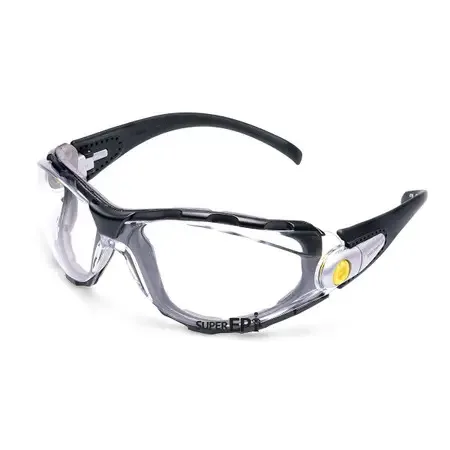 Delta Plus Pacaya LYVIZ Safety Glasses with Black Frame and Clear Anti-Fog Lens for Working