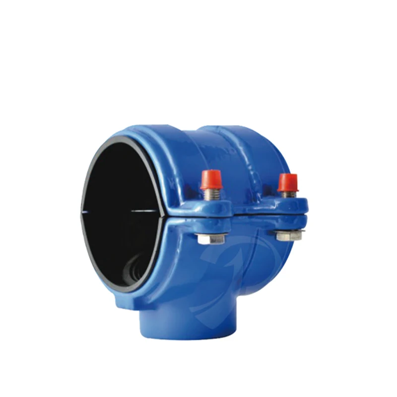 Chinese Valve Manufacturer Price Ductile Iron Tapping Saddles PN16 Customizable for PVC and PE Pipes