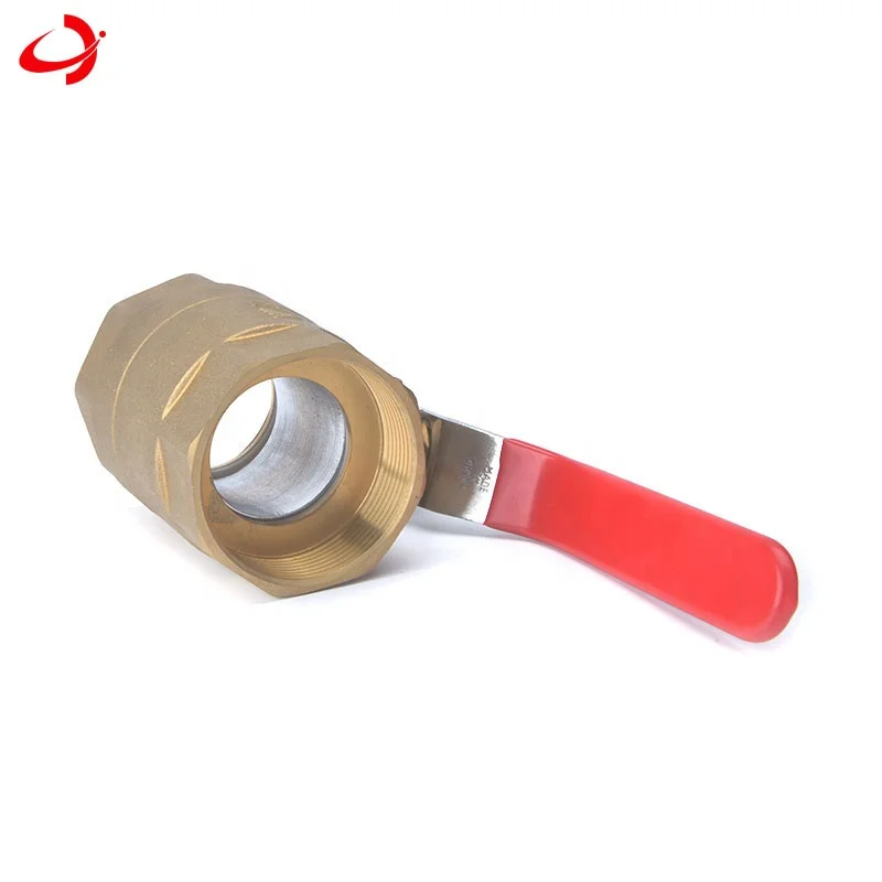 Yuhuan JiDa Copper Co., LTD. Two-way gold silver nickel plated BSP NPT brass ball valve f
