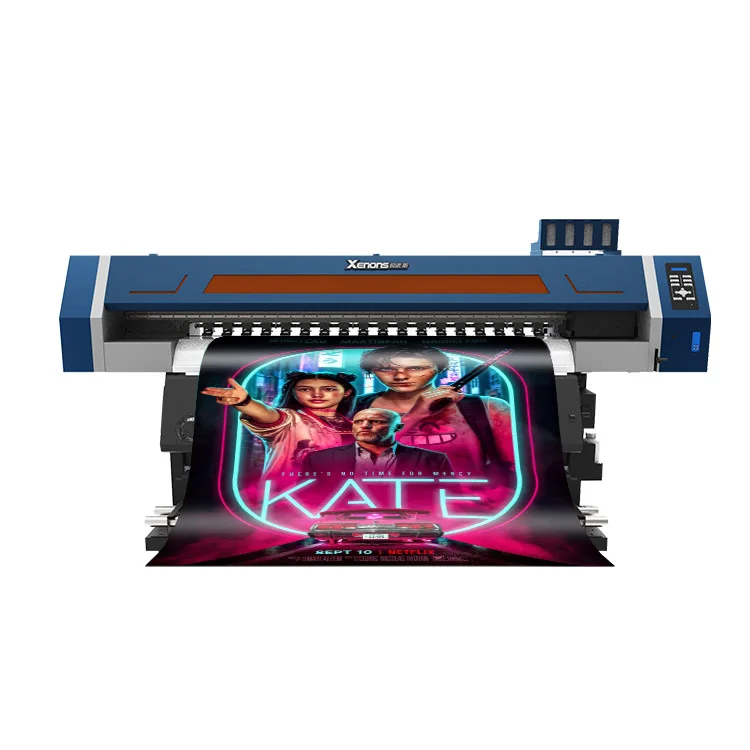 creons X2S  eco solvent printer with dual xp600 printhead for vinyl