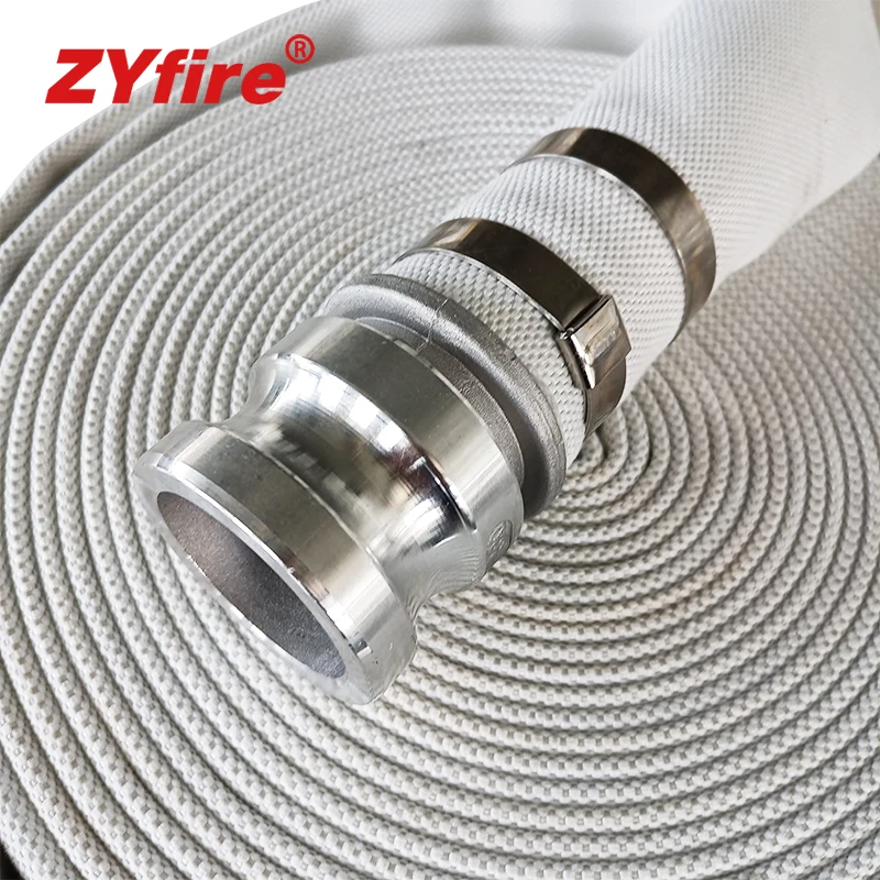 ZYfire  high temperature resistant flexible Single Jacket Nitrile Rubber Lined Industrial Mill Hose for sling protection
