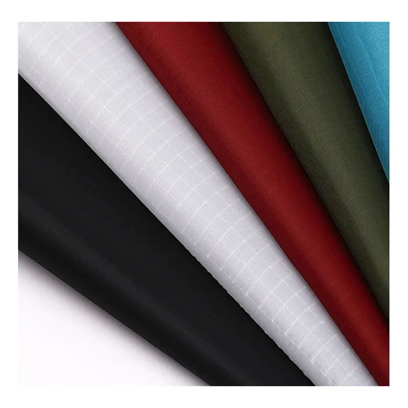 260T 100% Polyester Flame Retardant Ripstop Fabric For Water Resistant workwear
