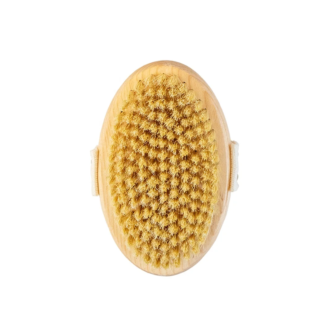 Массажная щетка с эластичным ремешком натуральная (агава) щетина/щетка для массажа тела на заказ