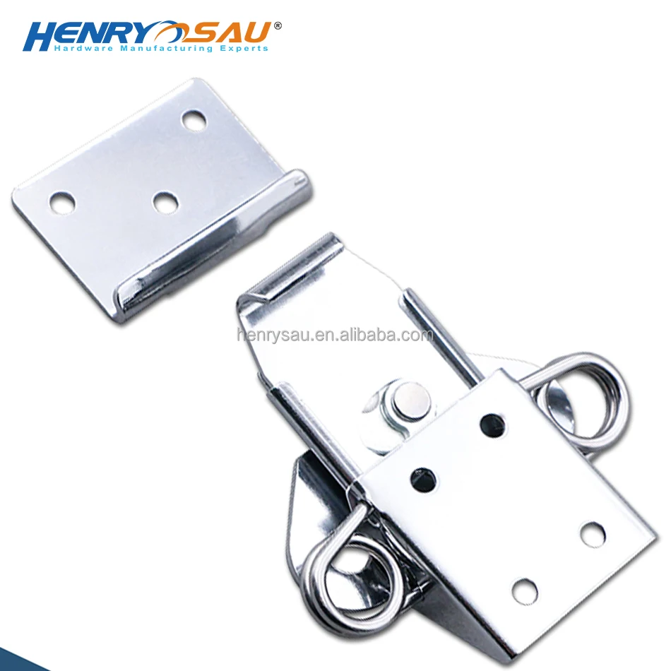 solid & stable wooden case import&export packing case clasp butterfly lock core big 304 stainless steel fastener twist latch