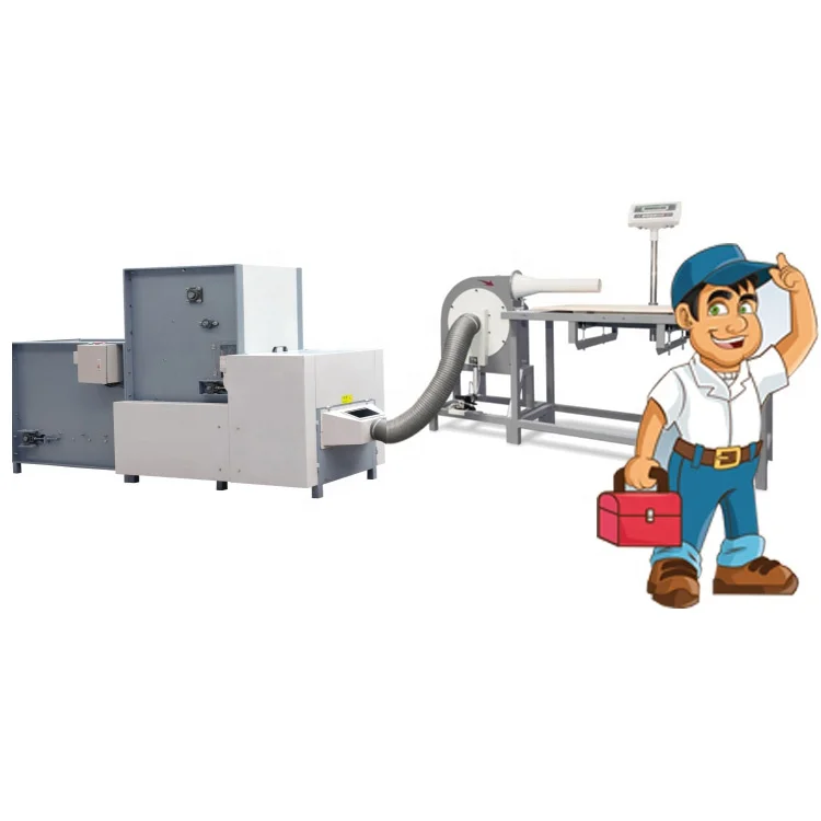 2023 new Factory price Quantitative weigh custom Cotton Fiber Opening Machine for Polyester fiber cotton filling production line