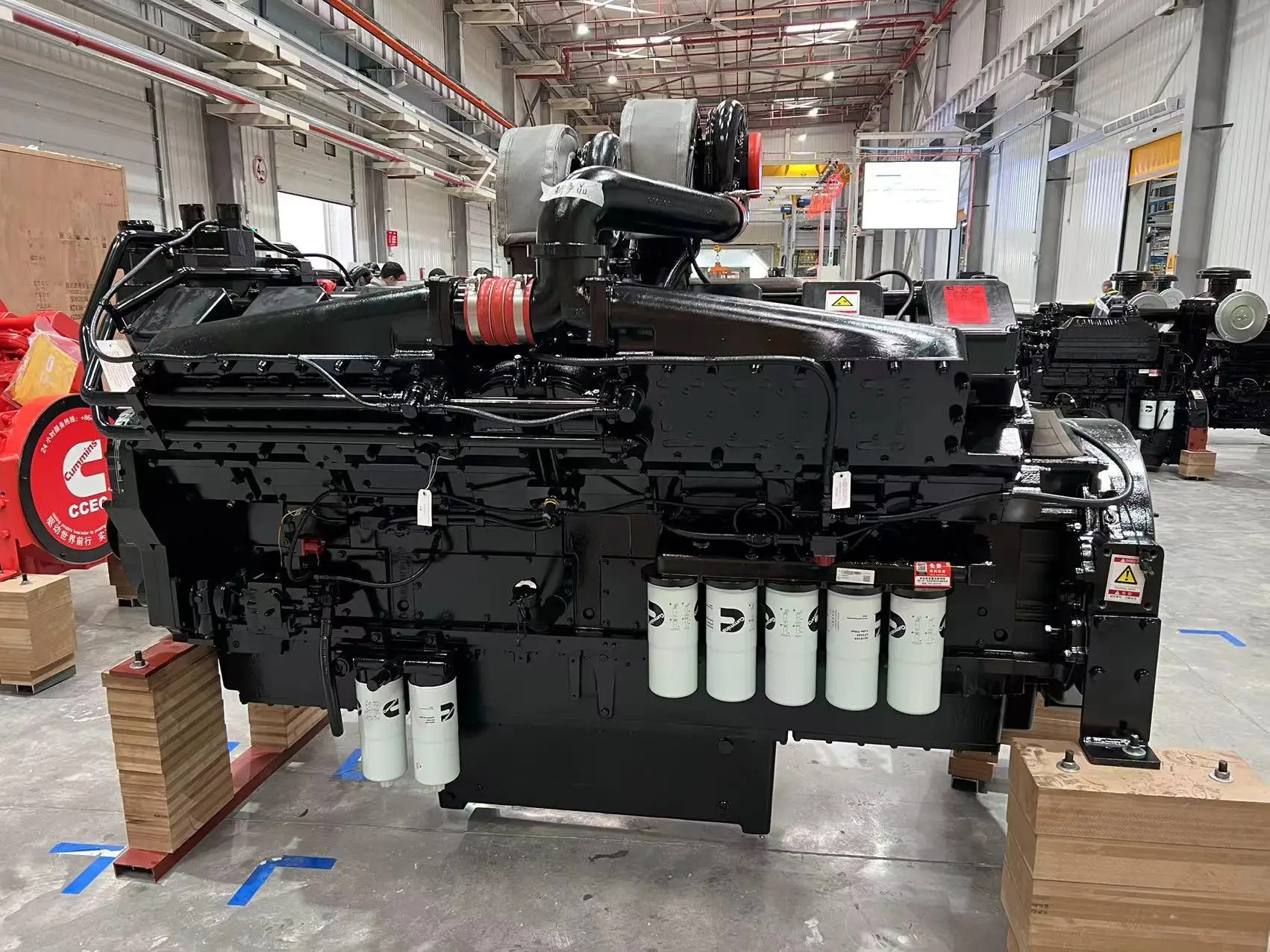 SDEC 200hp 155kw 6 Cylinder water cooled Marine Electric Engine for Boat