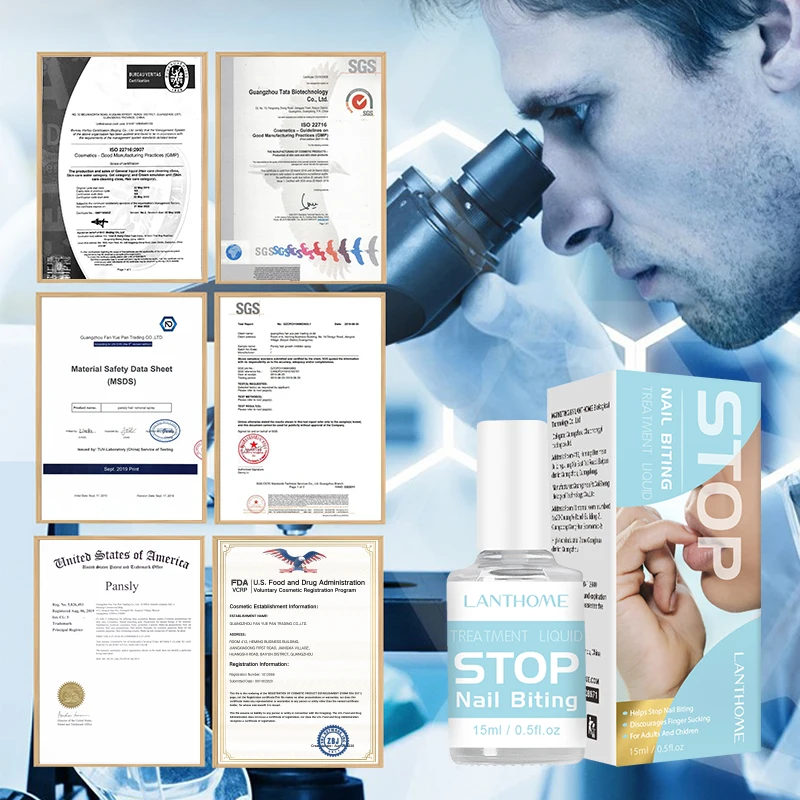 lanthome baby private label nail care anti toddle eating finger sucking stop nail biting for toddler